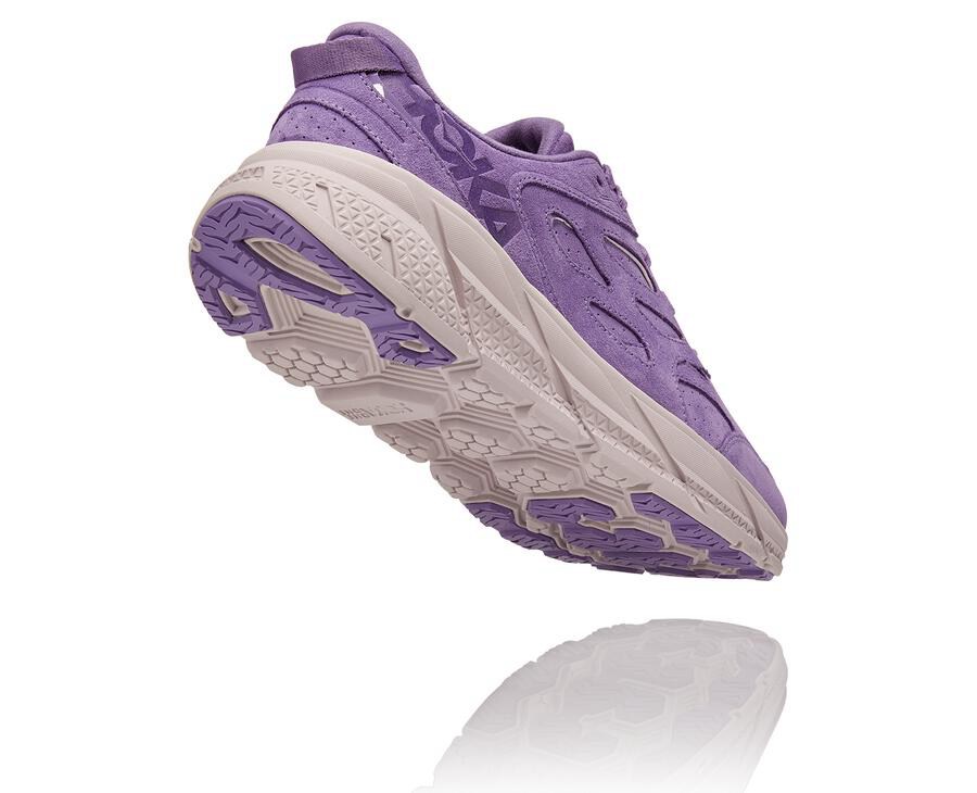 Hoka One One Vandresko Dame - Clifton L Suede - Lilla - 924031FGJ